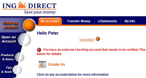 Post image for ING Direct $25 Bonus