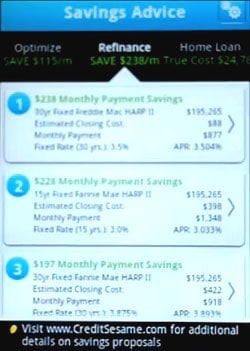 Credit Sesame Savings Advice