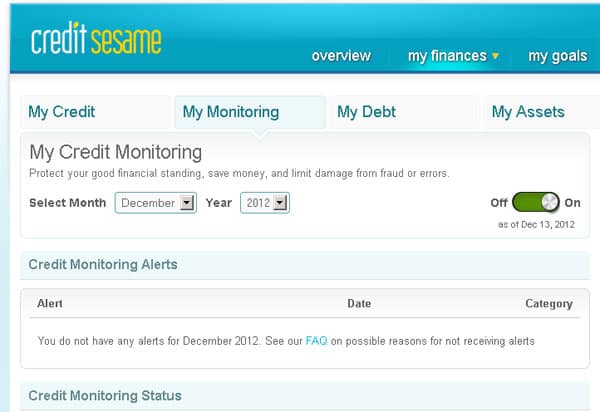 Credit Sesame Free Credit Monitoring Credit Sesame Credit Monitoring