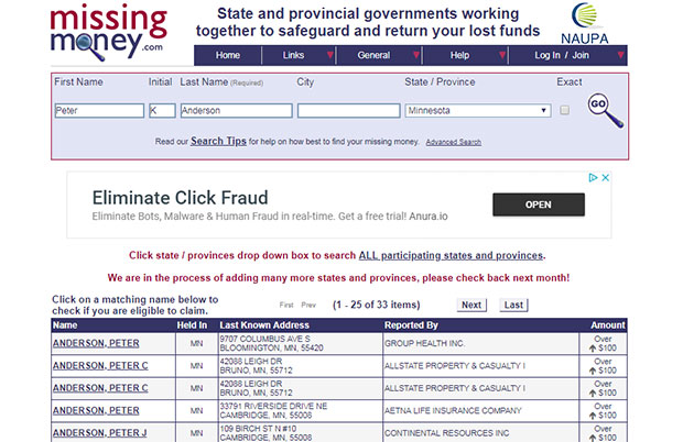 How to find unclaimed money in your state