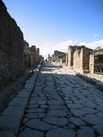 The streets of Pompeii