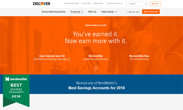 Checking Account Discover Cashback Debit