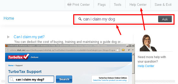turbotax help center
