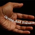 Giving and balance