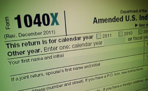 Amend Tax Return 1040x