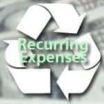 save on recurring expenses