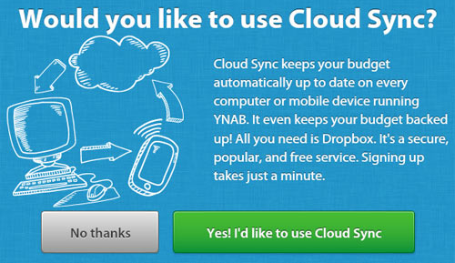 YNAB Cloud Sync