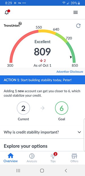 Credit Sesame Android app