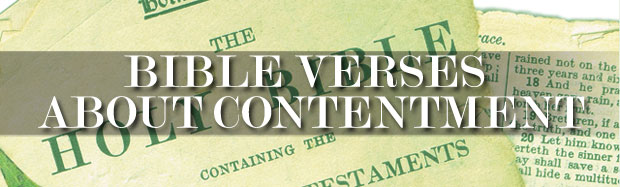 versets bibliques sur le contentement