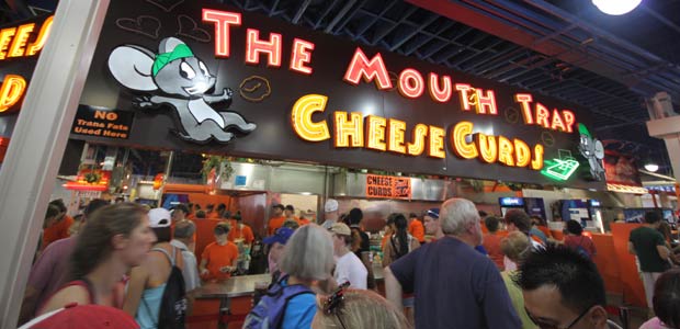 saving at the minnesota state fair Mouth Trap cheese curds