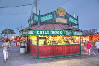 saving at the minnesota state fair Peter's chili dogs
