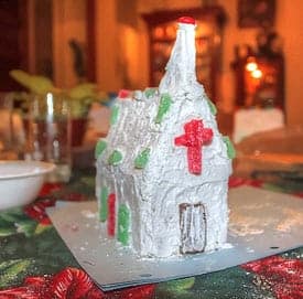 making gingerbread houses