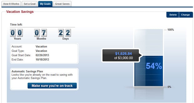 Capital One 360 Savings Goals