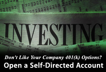 company 401k versus self directed investing