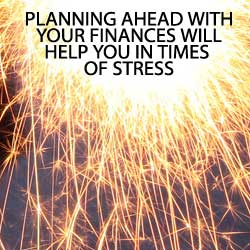 planning ahead for stressful times