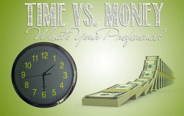 Time versus money