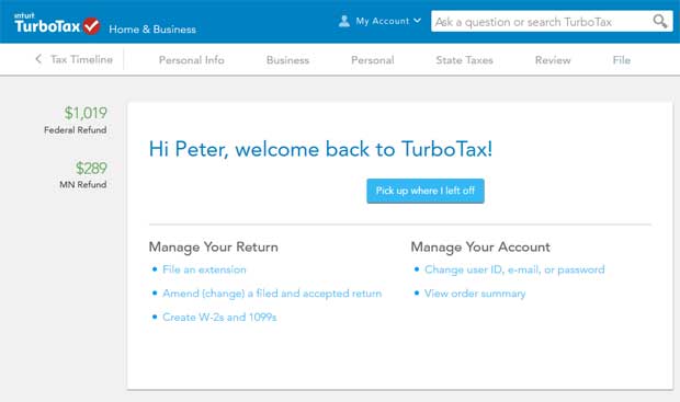 turbotax free 2015 tax software