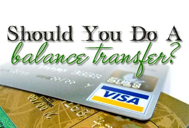 should you do a balance transfer?
