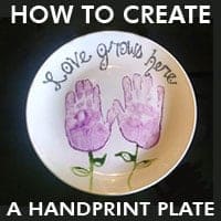 Ceramic Painting for Kids: How to Make a Handprint Plate - FeltMagnet