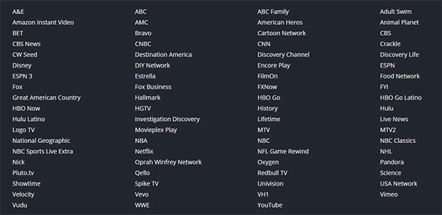 playon channels