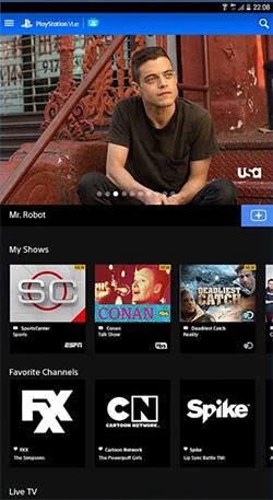 Playstation Vue Review - Mobile App