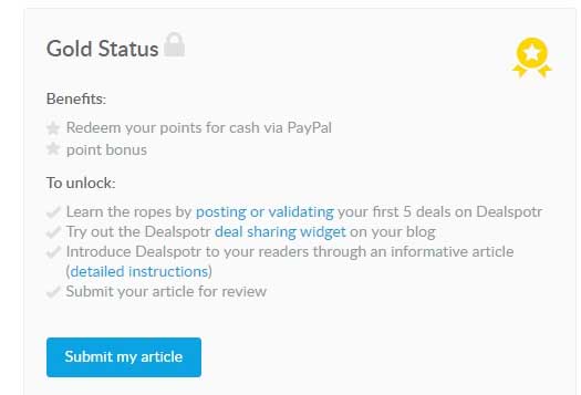 dealspotr gold influencer 