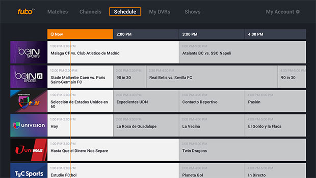 fuboTV guide