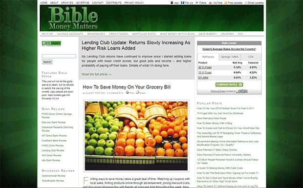 Bible Money Matters 2011 Homepage