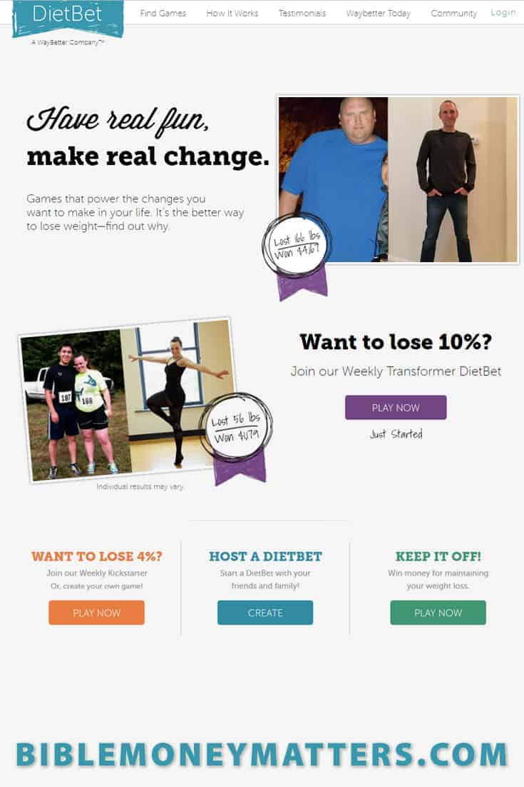 Do you have a few (or more) extra pounds to lose after the holidays? Do you know you should lose weight for your health, but find yourself without motivation? The Diet Bet might be for you.