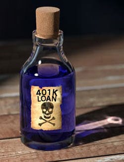 toxic debt to avoid - 401k loans