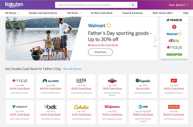 Rakuten Cash Back Site Review