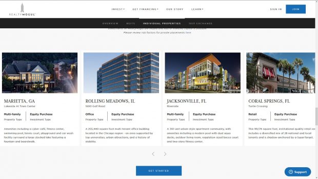 RealtyMogul Review - Individual Properties