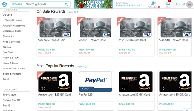 Earn Free Amazon Gift Cards - Swagbucks