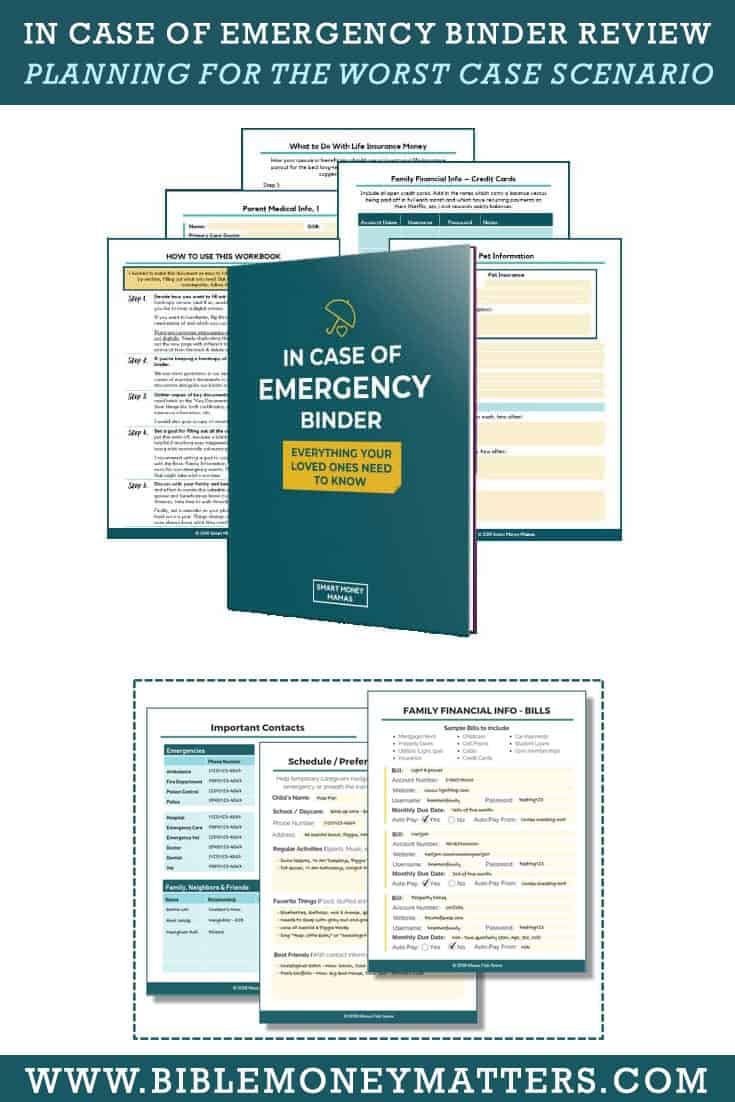 In Case Of Emergency Binder Review: Planning For The Worst Case Scenario