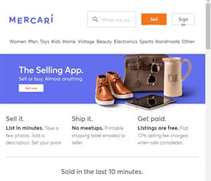 Best Selling Apps - Mercari