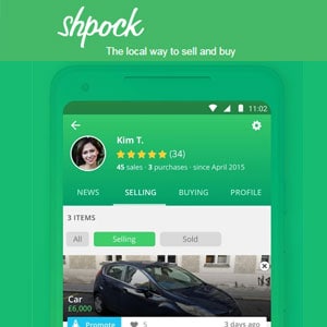 Best Selling Apps - Shpock