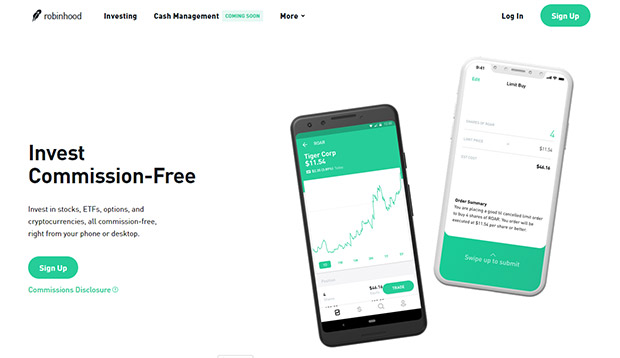 Robinhood - invest with no minimums and get free stock