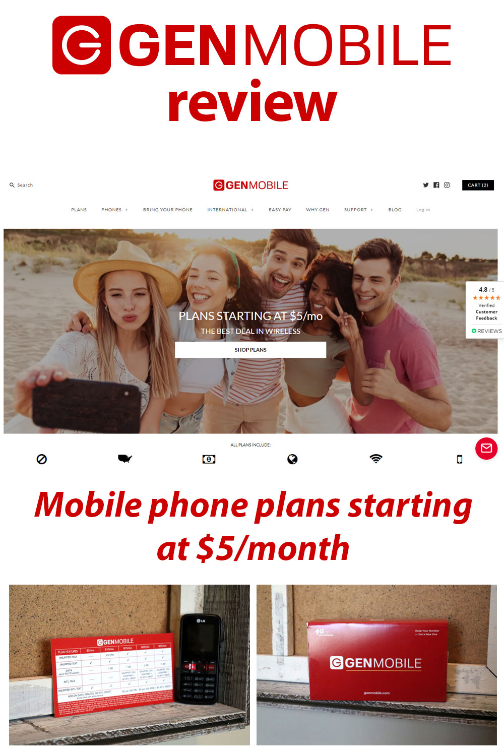 Gen Mobile Review: A Reliable, Low Cost Mobile Phone Provider