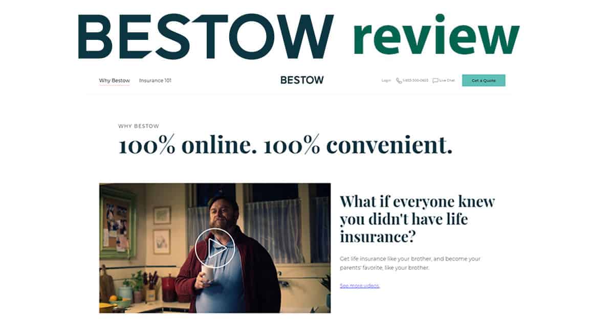 Bestow Review 2021 Get Affordable Term Life Insurance Online