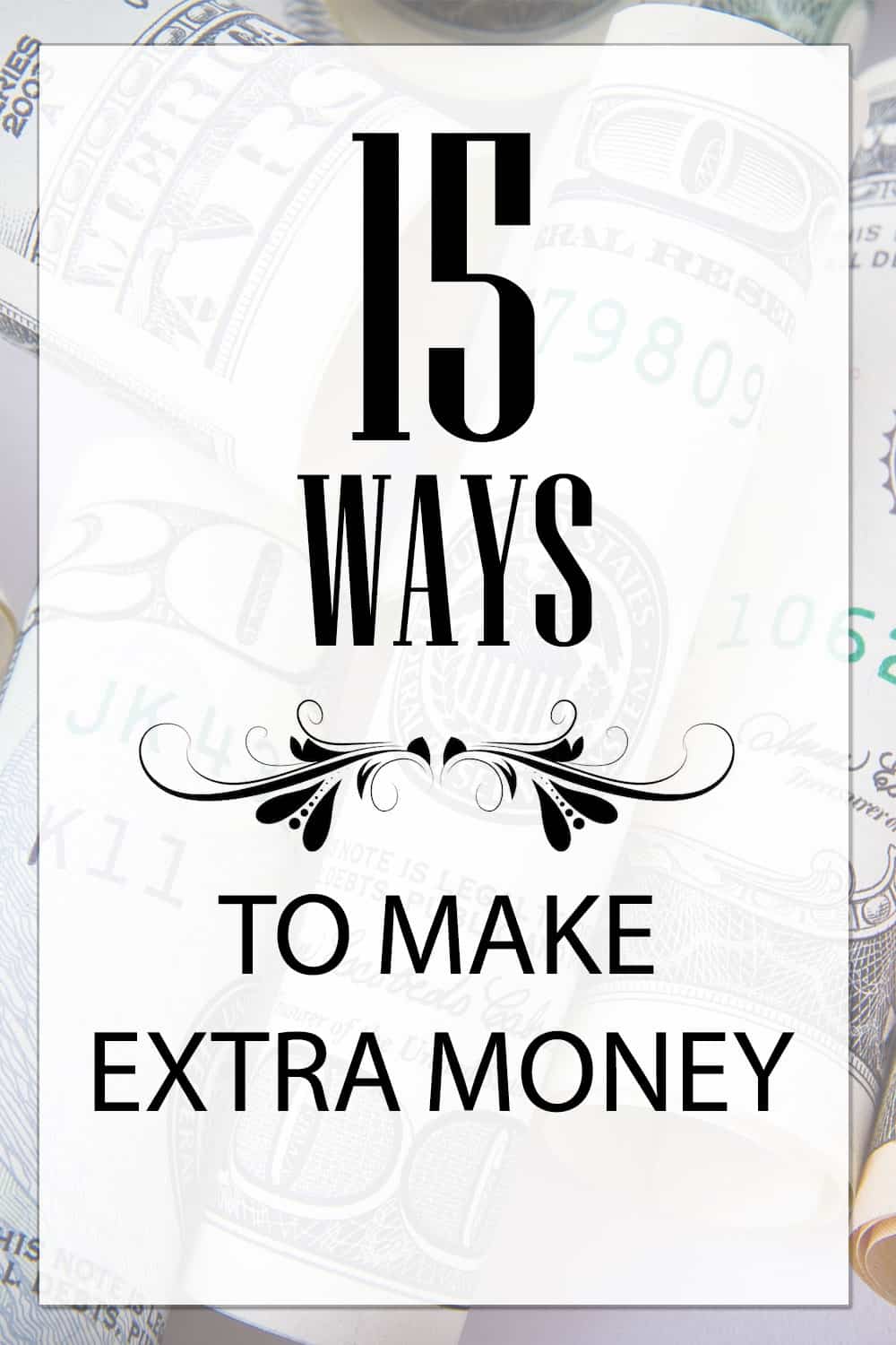 15 Ways To Make Extra Money