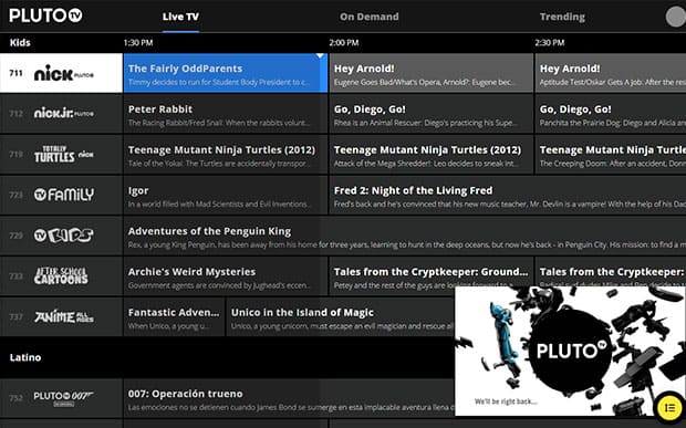 free live tv apps no subscription