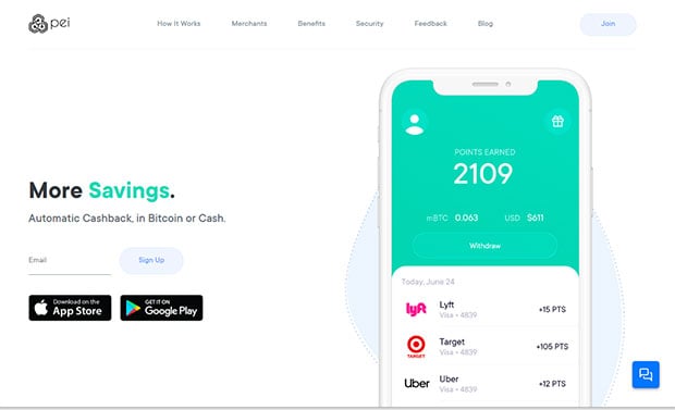 Pei cash back app