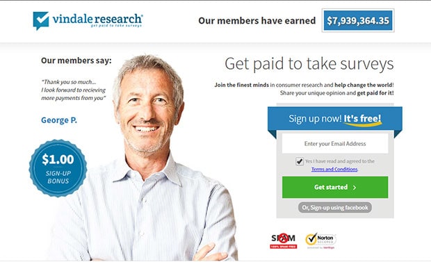 Vindale Research - get free gift cards