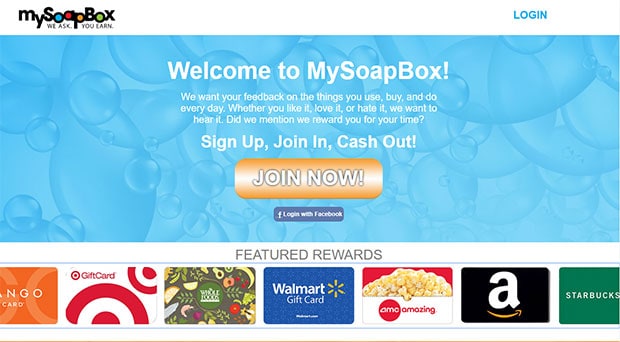 MySoapBox - free Walmart gift cards