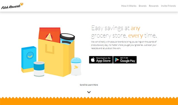 Fetch Rewards - earn Walmart gift cards for scanning grocery receipts.