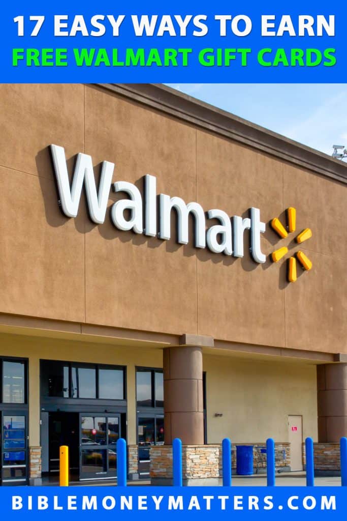 17 Easy Ways To Earn Free Walmart Gift Cards In 21