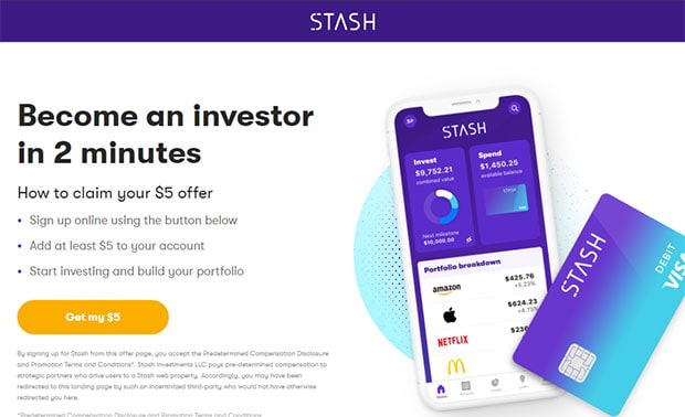 Stash Invest - best robinhood alternatives