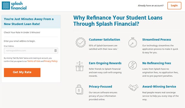 Splash Financial Get A Rate Quote