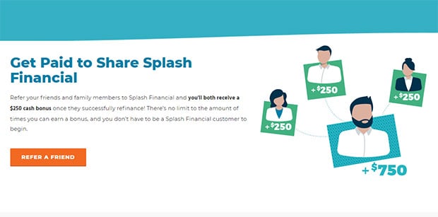 Splash Financial Refer Users To Earn