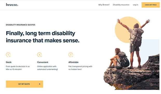 breeze long term disability insurance